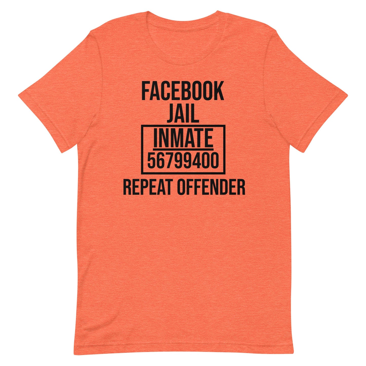 FB Inmate # Unisex t-shirt