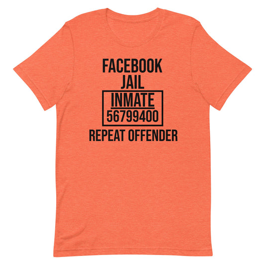 FB Inmate # Unisex t-shirt