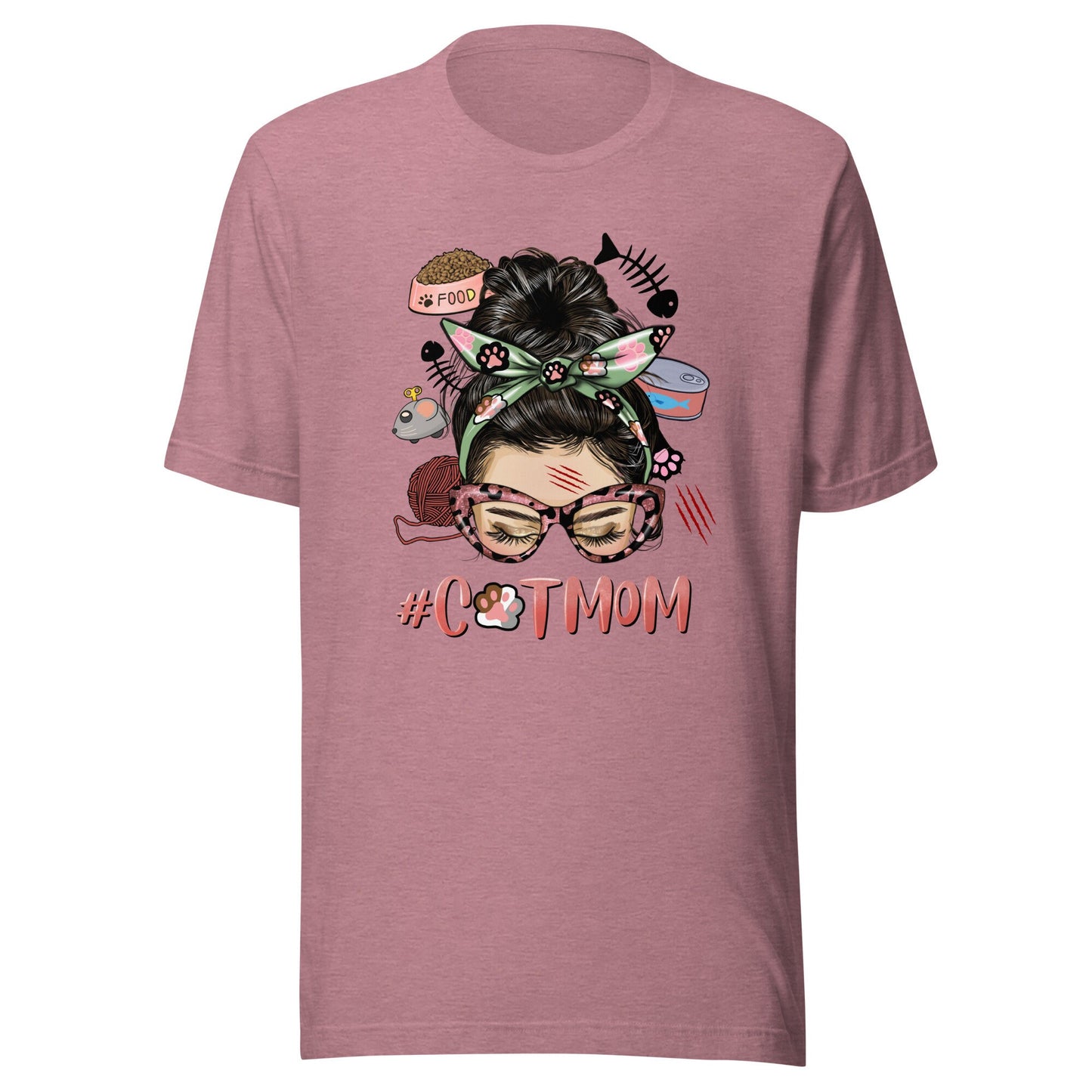 Hashtag Cat Mom Unisex t-shirt