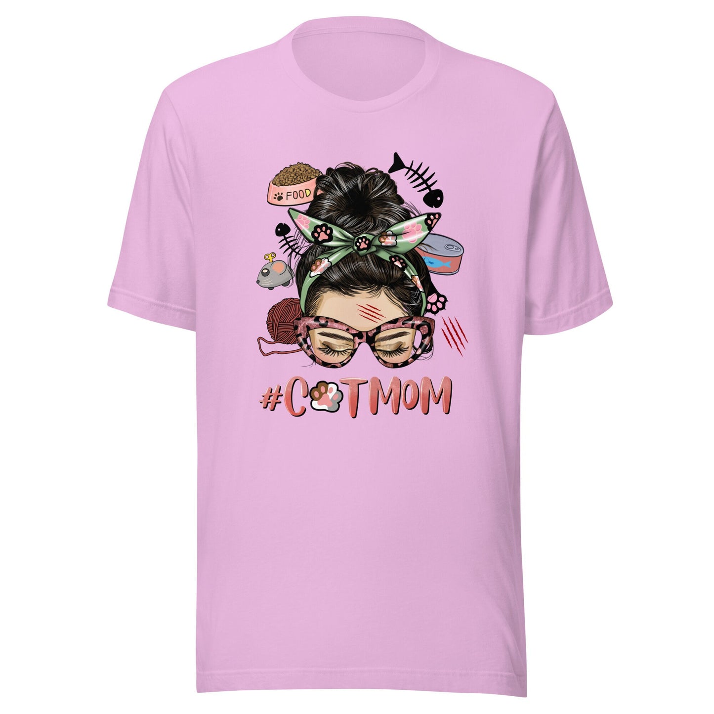 Hashtag Cat Mom Unisex t-shirt