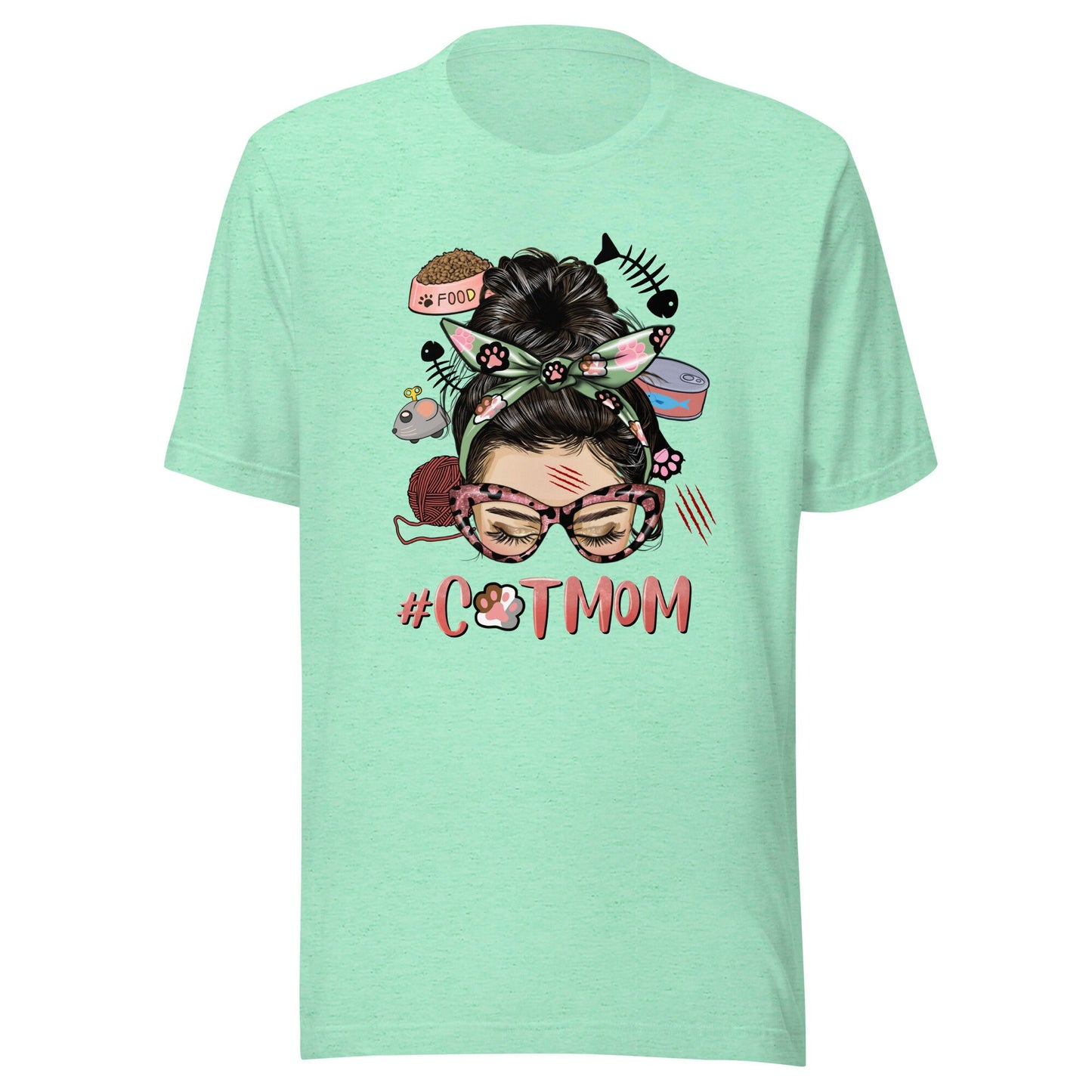 Hashtag Cat Mom Unisex t-shirt