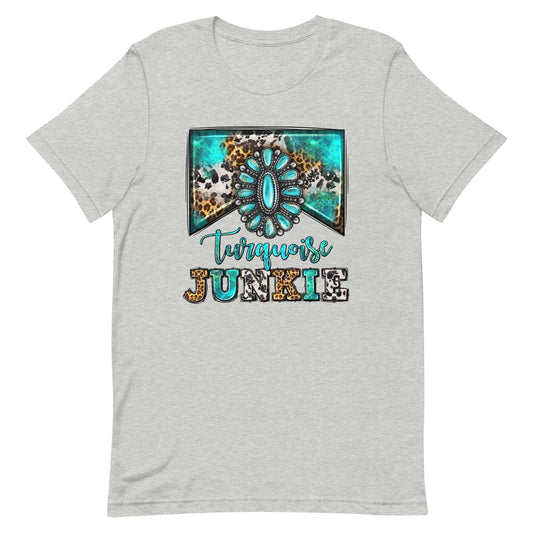 Turquoise Junkie Unisex t-shirt