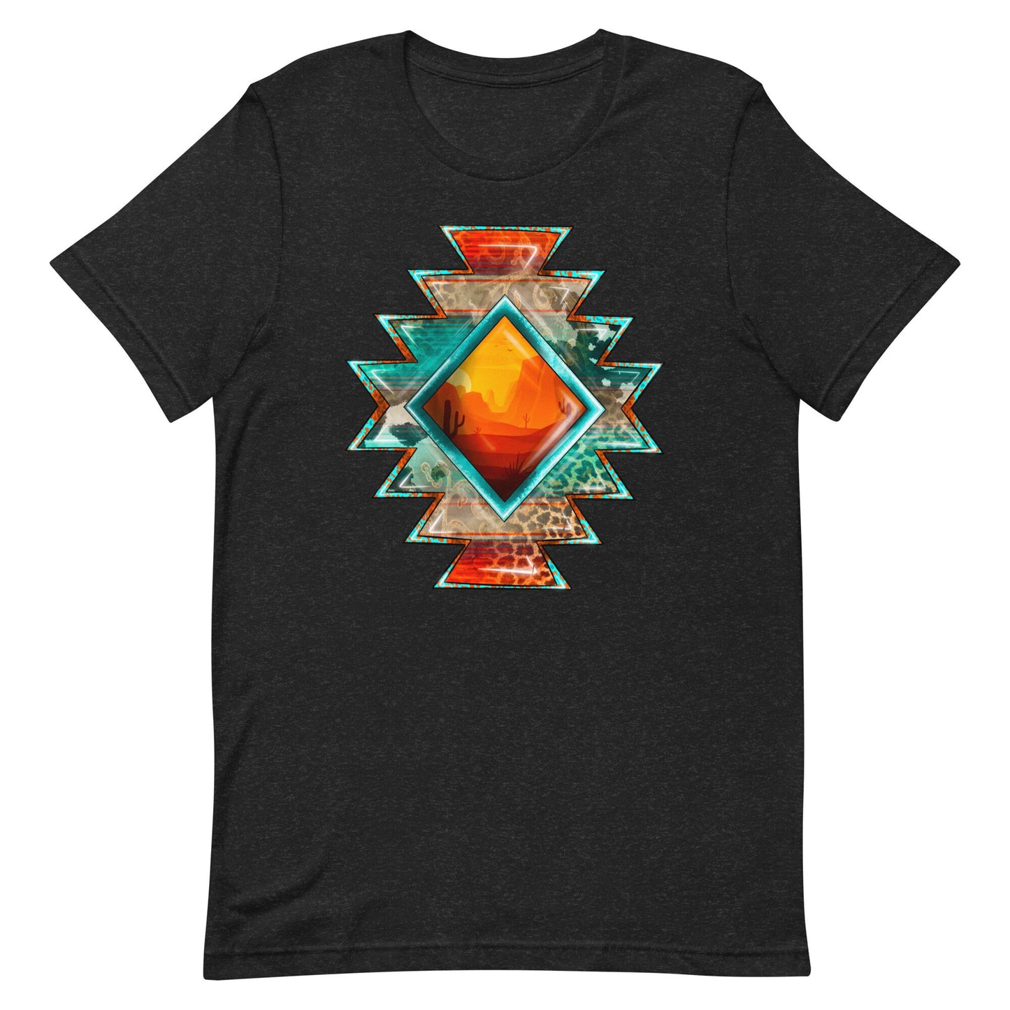 Aztec Sunset Design Unisex t-shirt