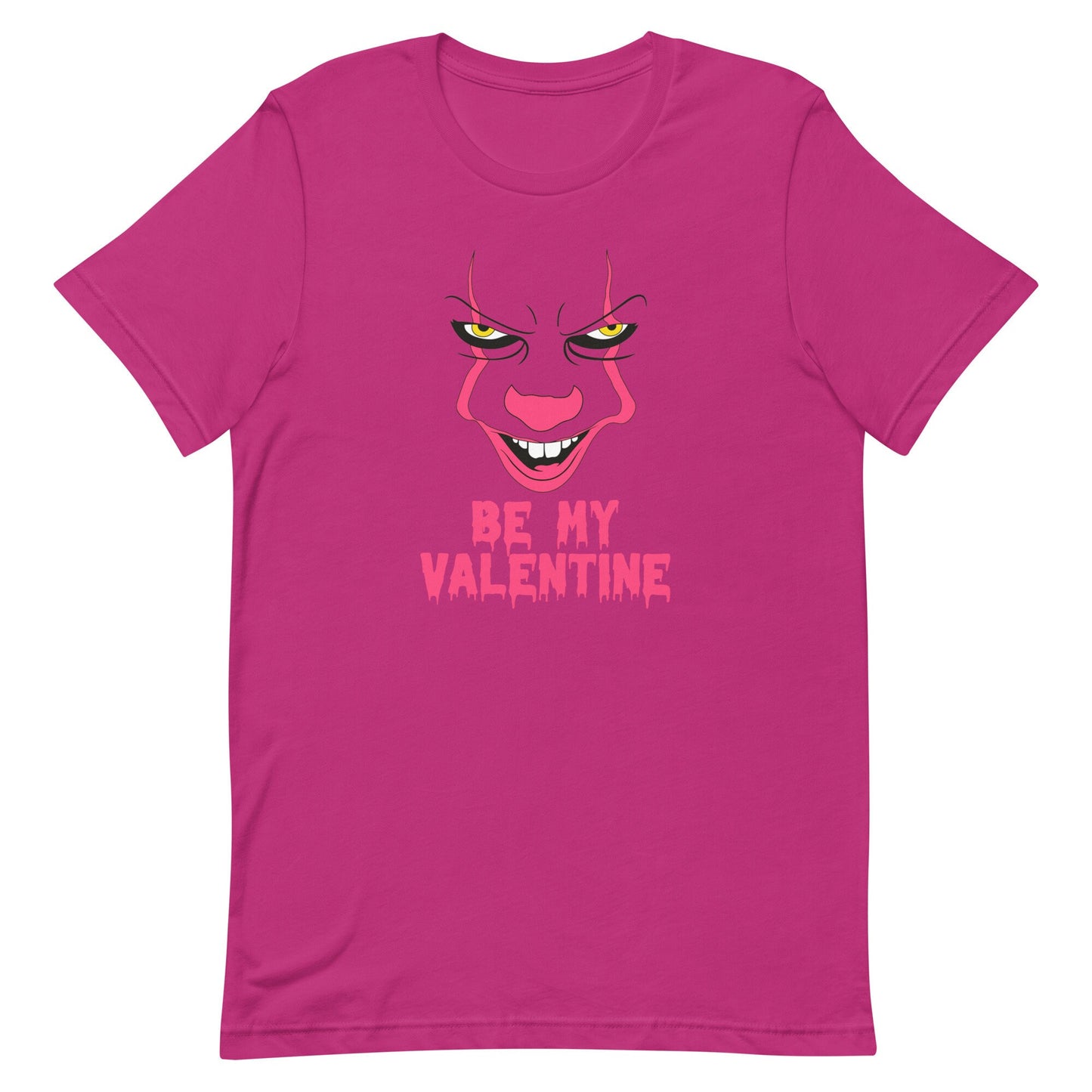 Scarey Face Be My Valentine PW Unisex t-shirt