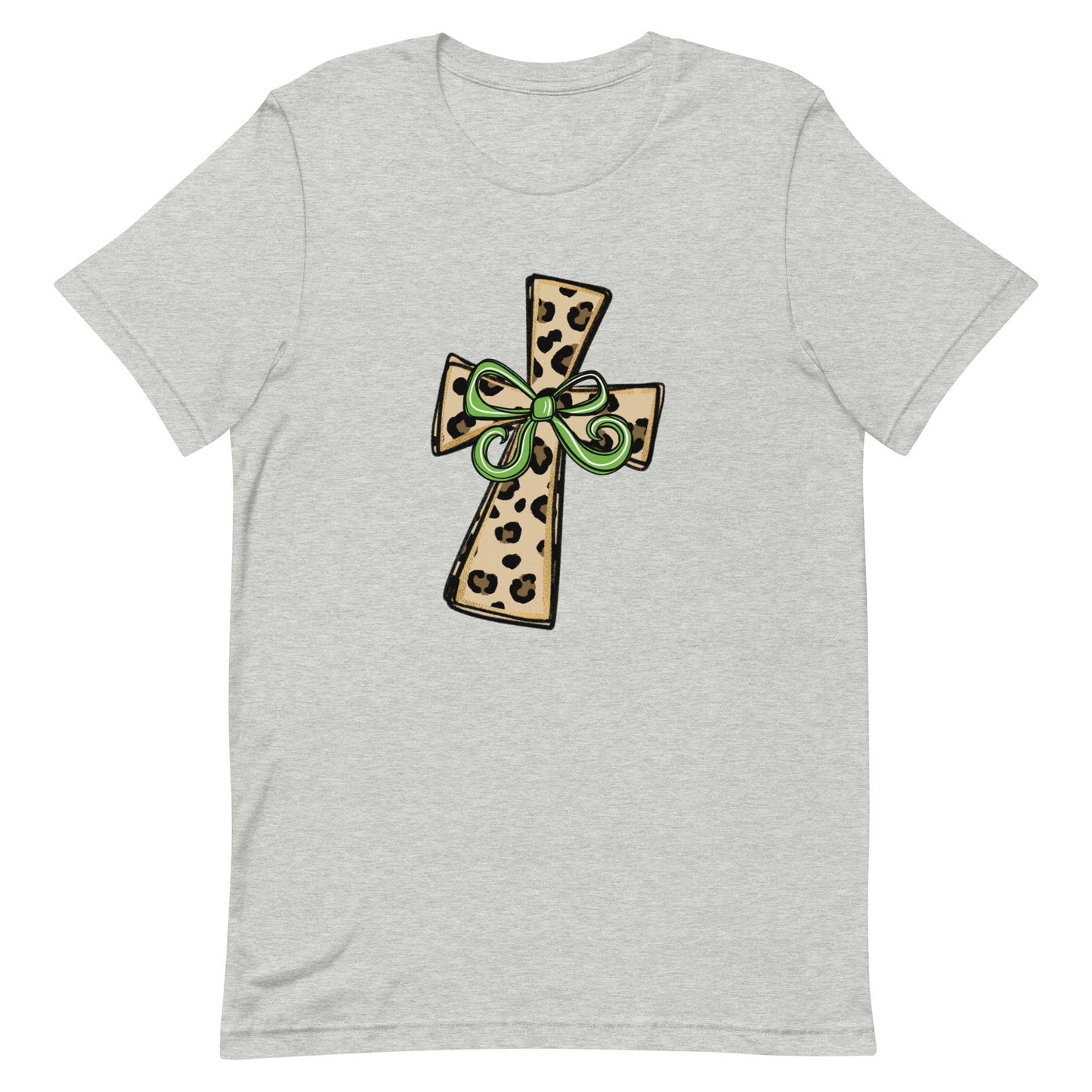 Leopard Cross Unisex t-shirt