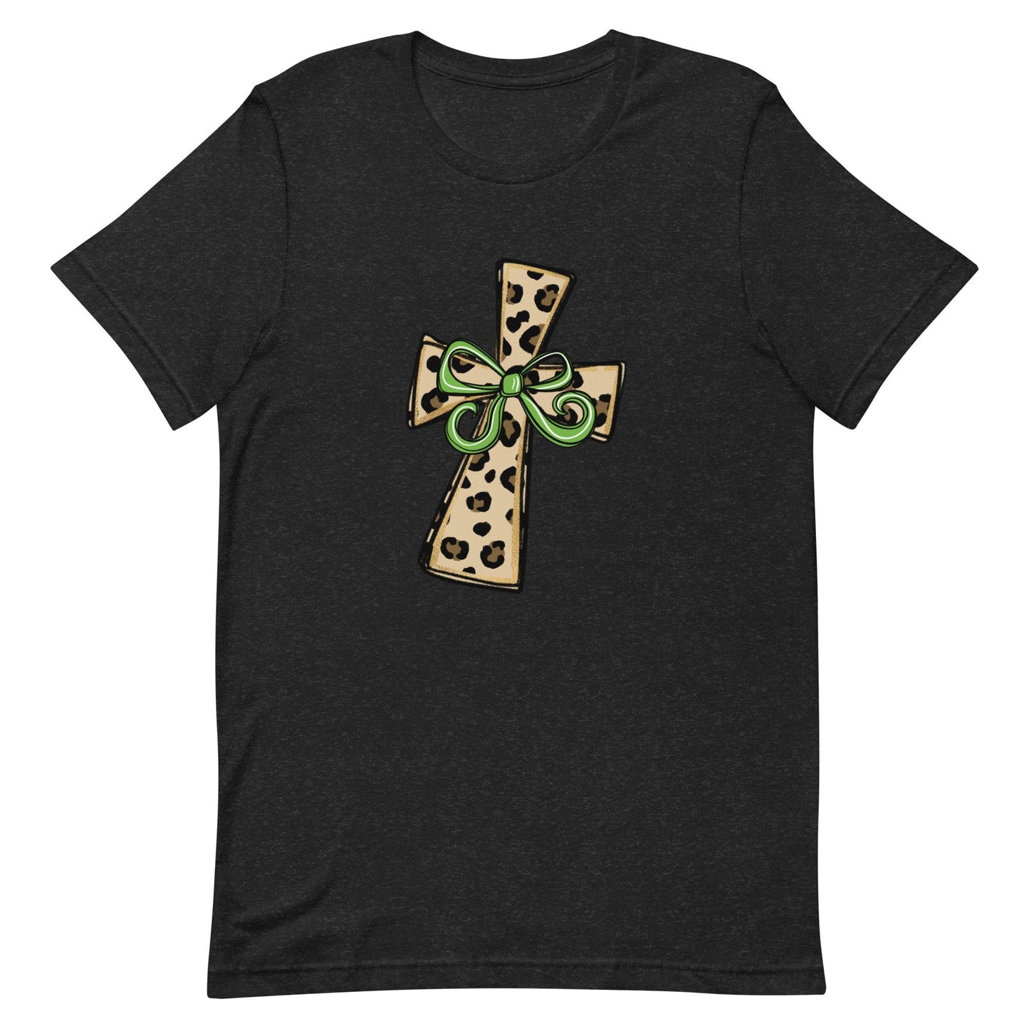 Leopard Cross Unisex t-shirt