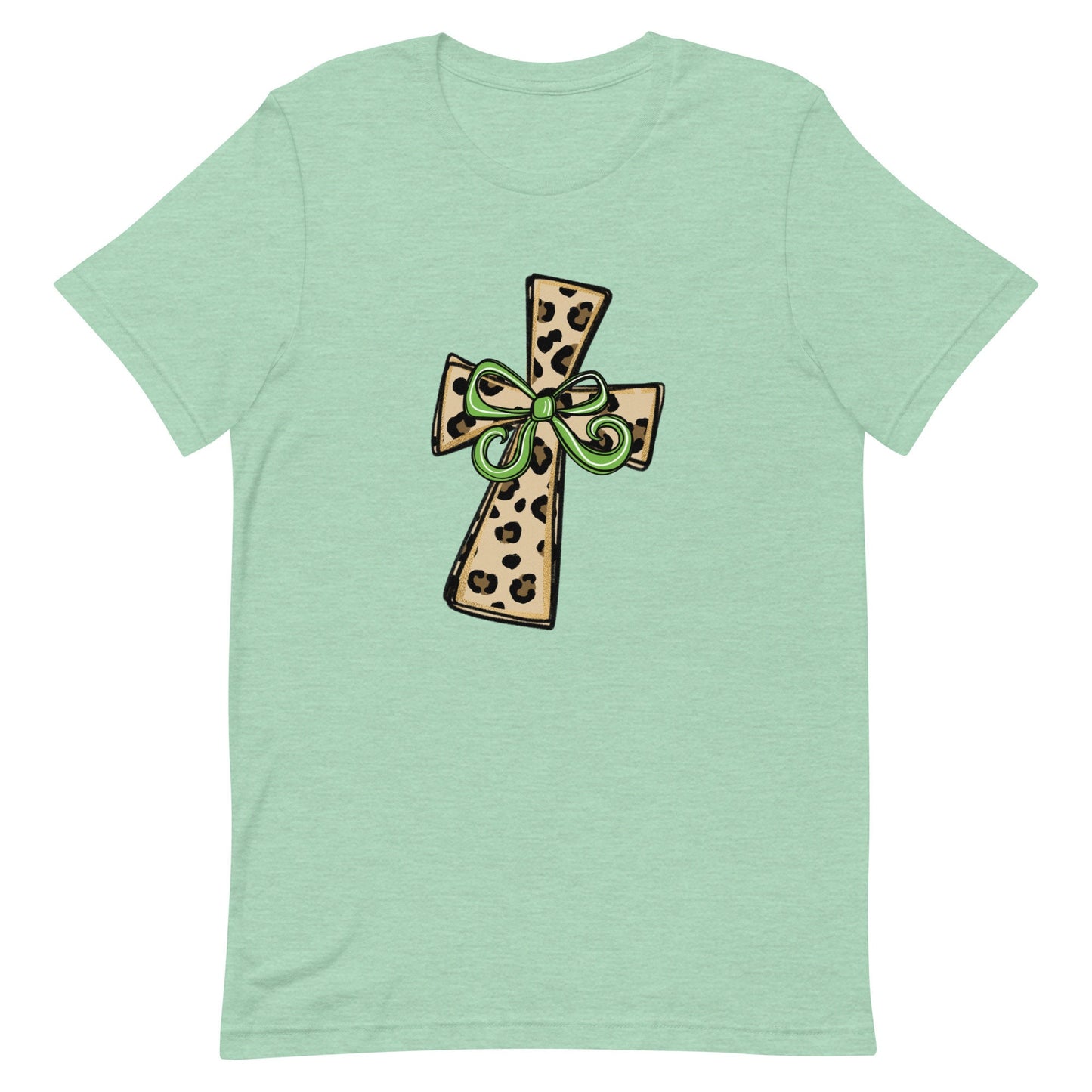 Leopard Cross Unisex t-shirt
