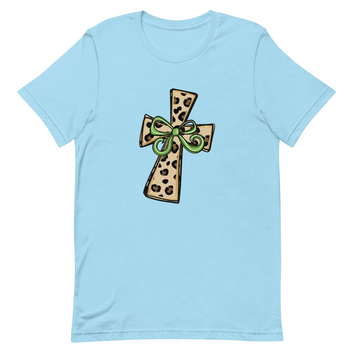 Leopard Cross Unisex t-shirt