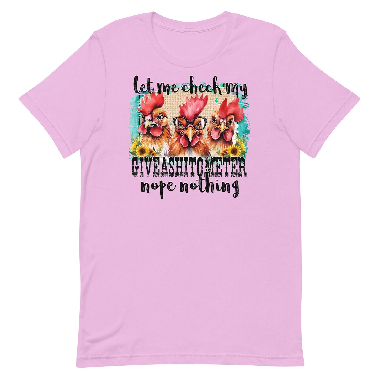 Let Me Check My Giveashitmeter Nope Nothing Unisex t-shirt