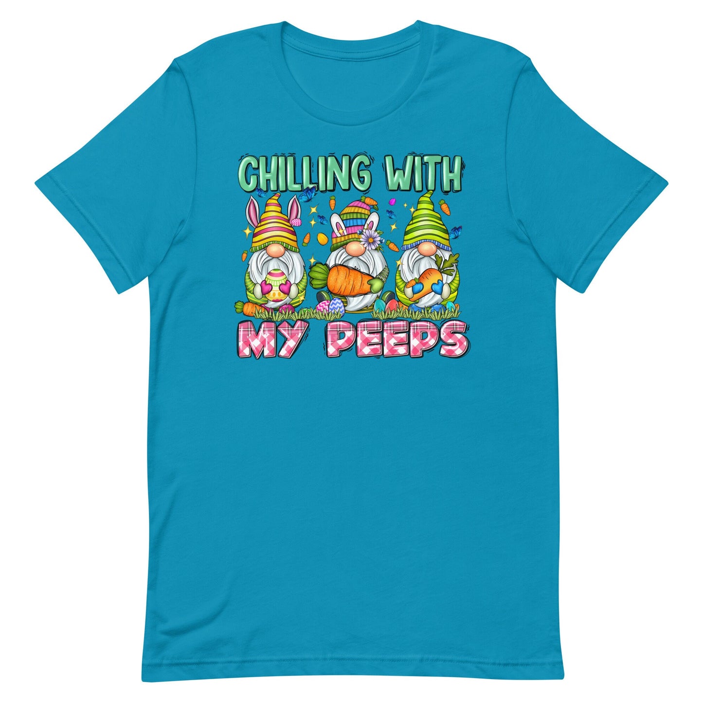 Gnomes Chillin with my Peeps Unisex t-shirt
