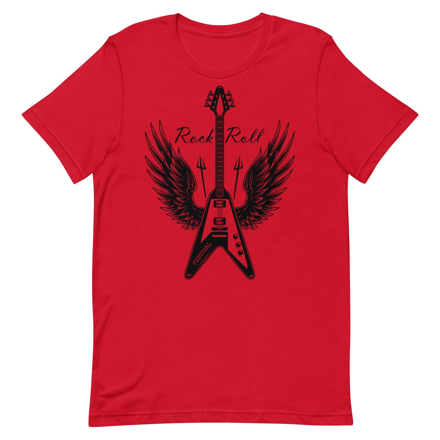 Rock and Roll Guitar Unisex t-shirt