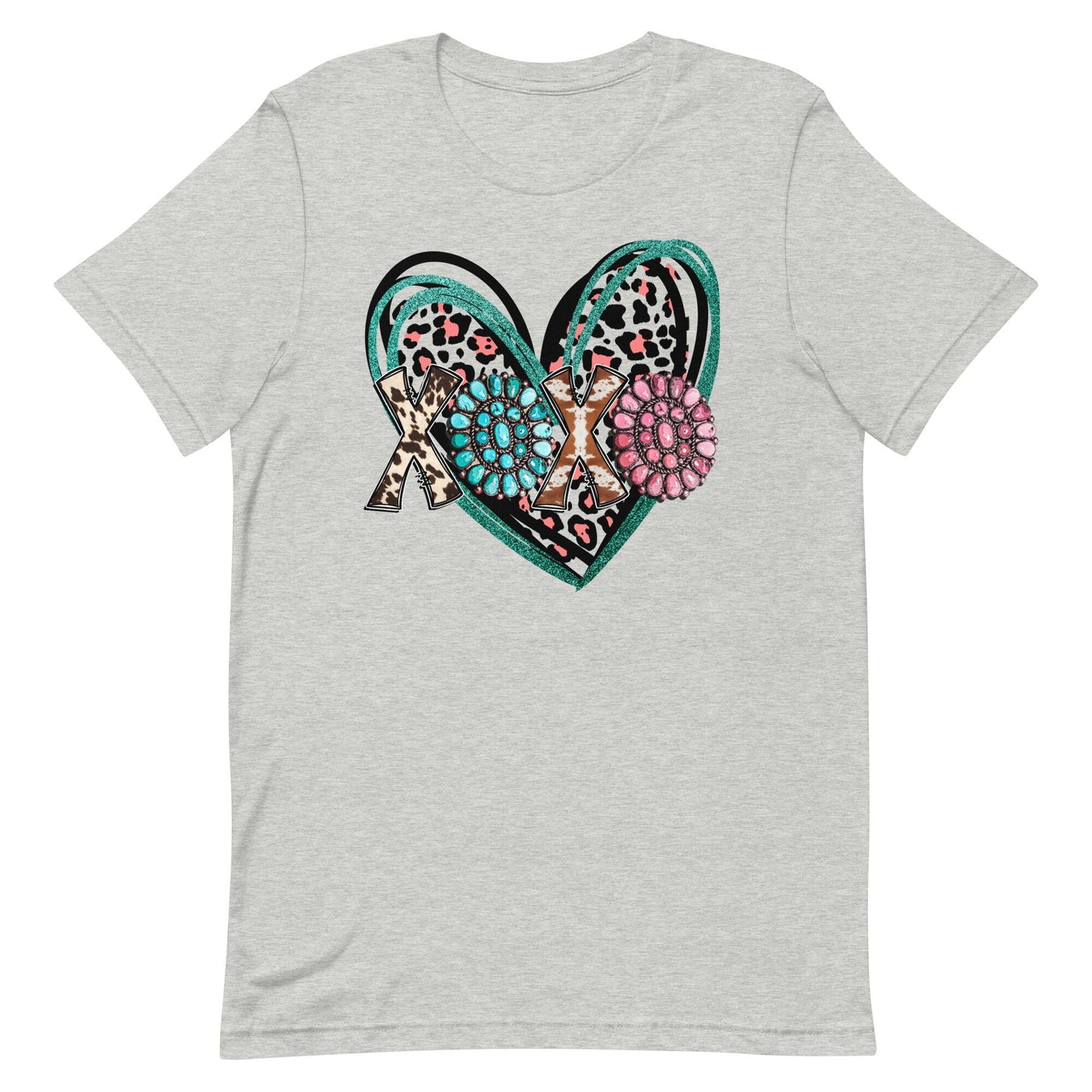 Western Print Heart Unisex t-shirt