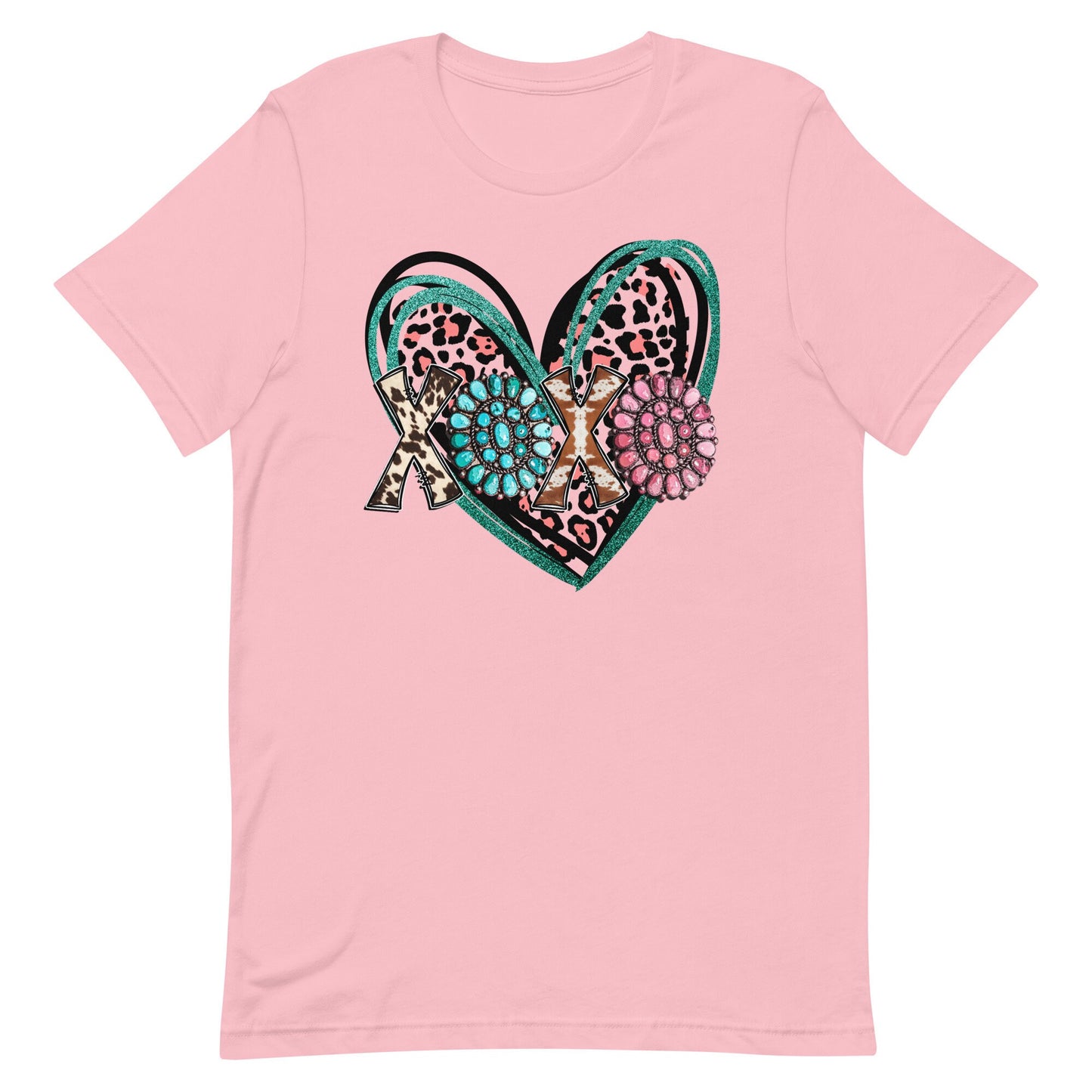 Western Print Heart Unisex t-shirt