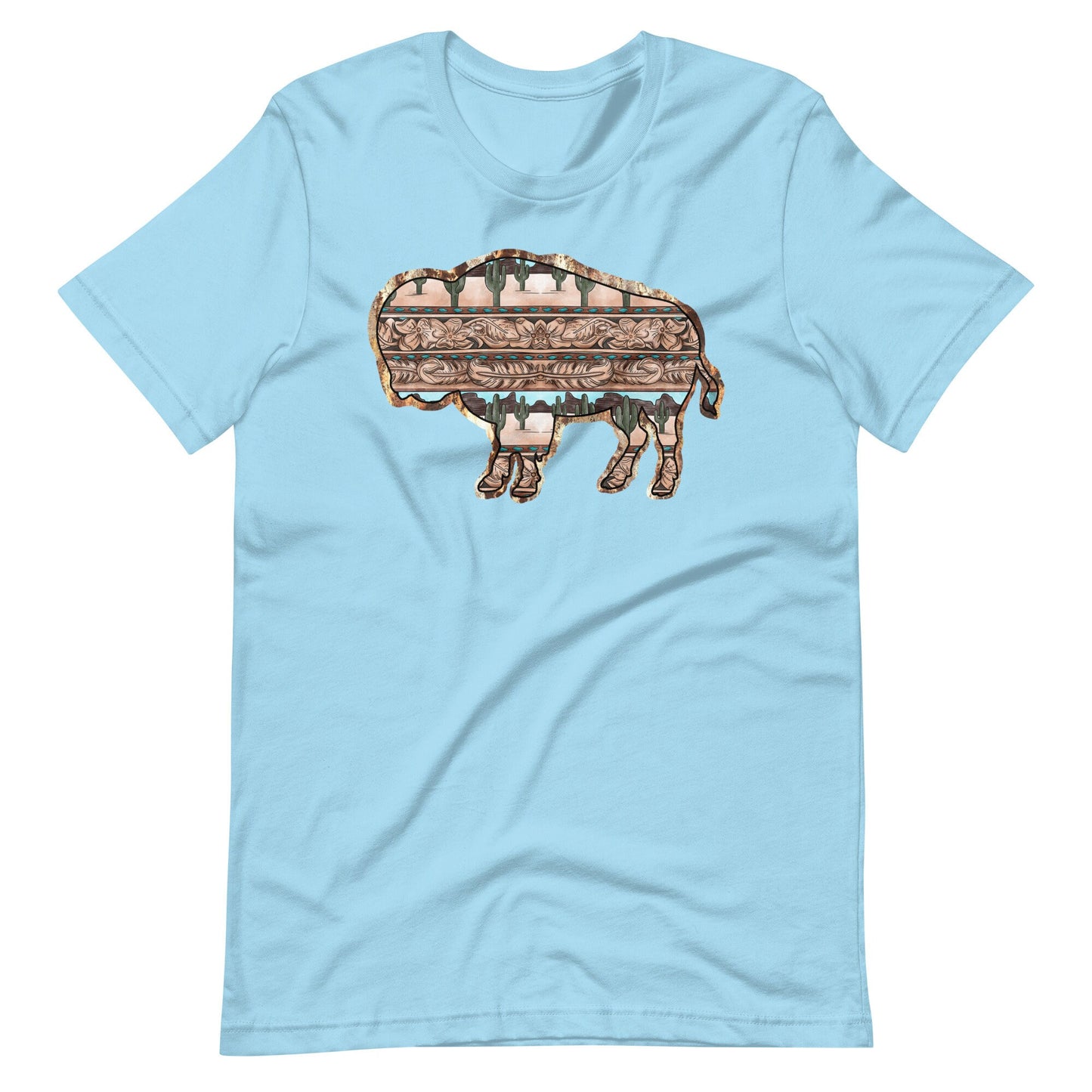 Western Buffalo Design with inner  Print Unisex t-shirt