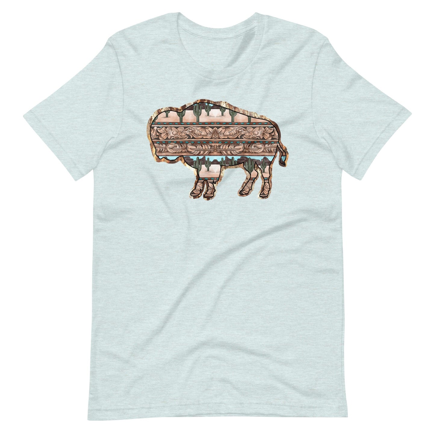 Western Buffalo Design with inner  Print Unisex t-shirt