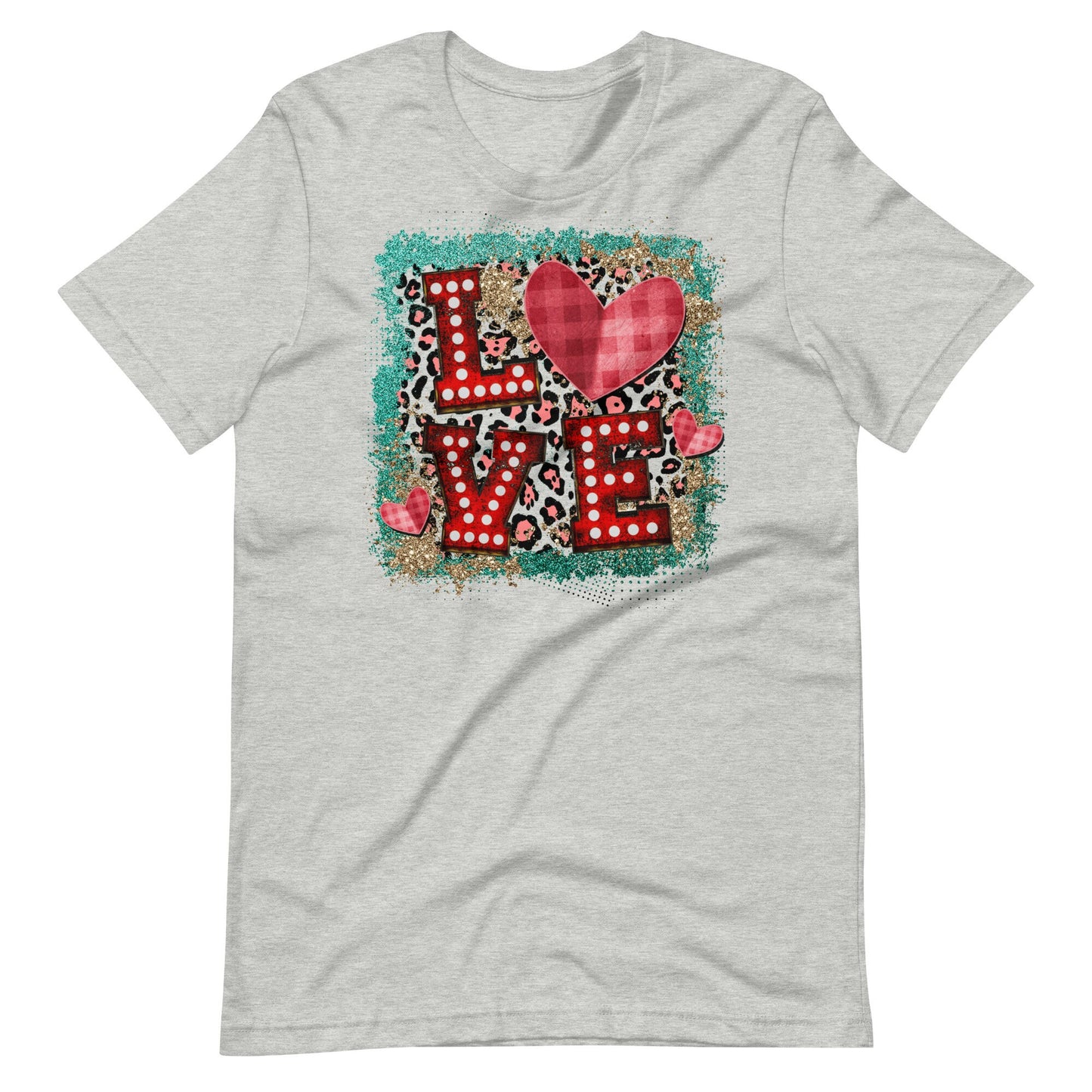 Marquee letters Love with heart Unisex t-shirt