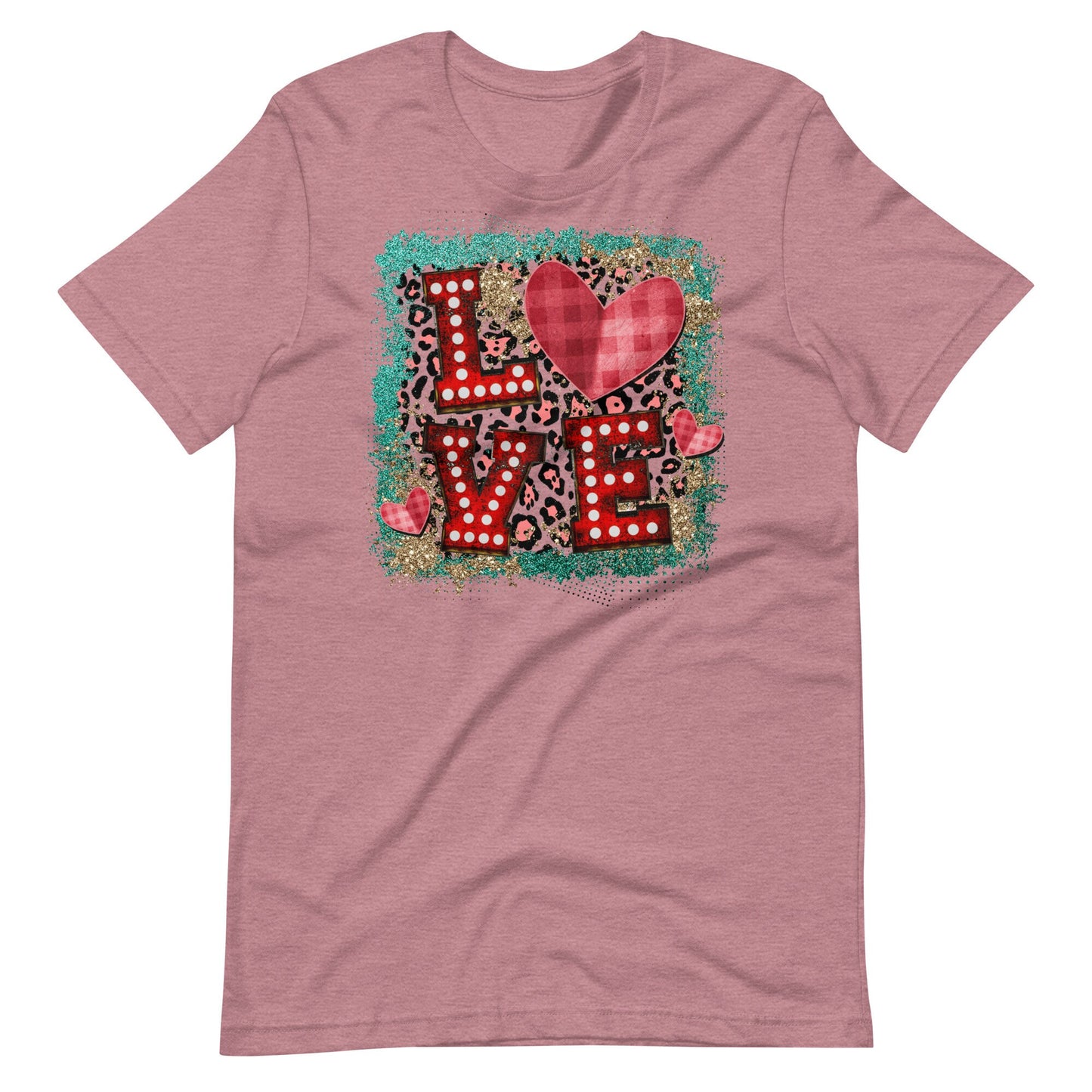 Marquee letters Love with heart Unisex t-shirt