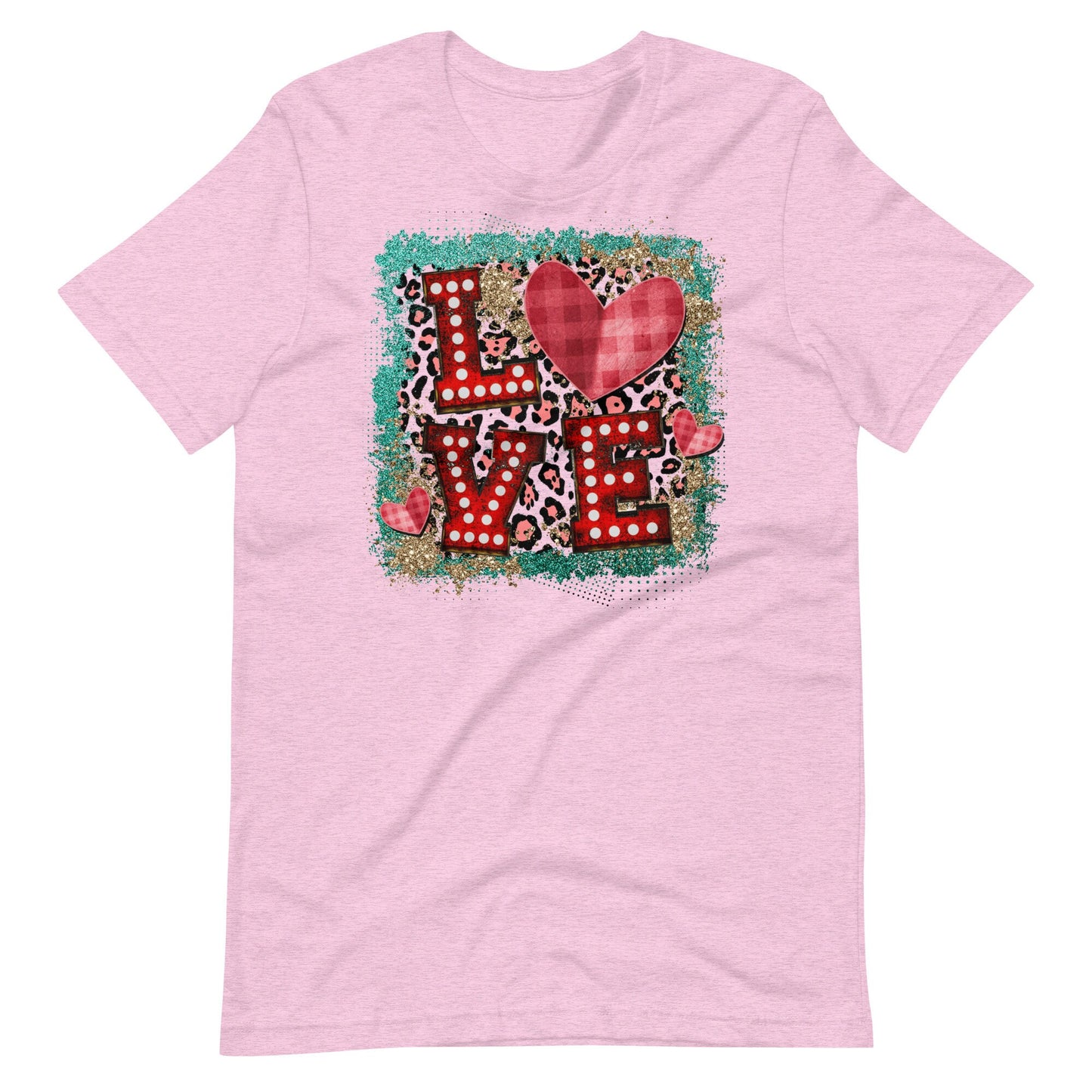 Marquee letters Love with heart Unisex t-shirt