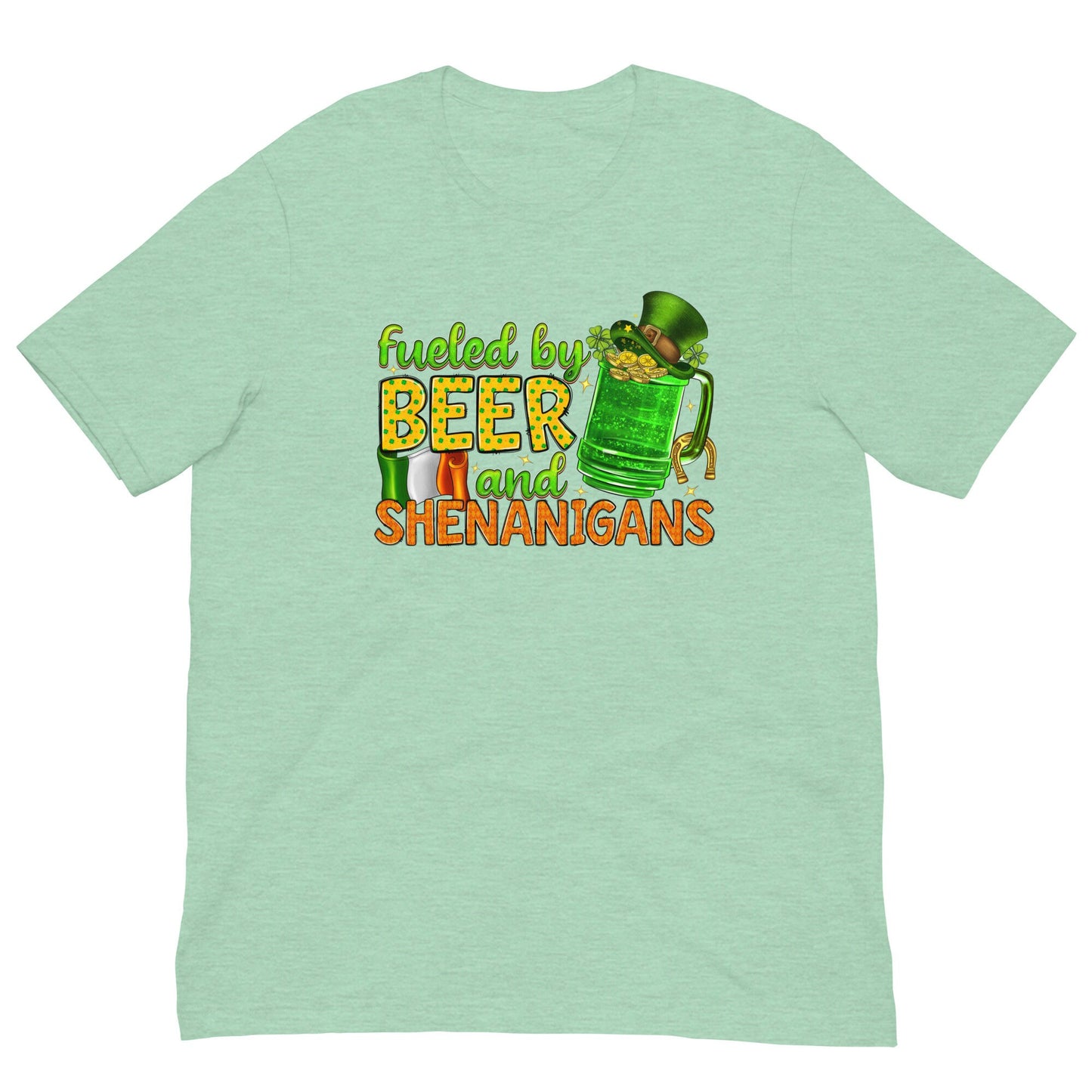 Fueled by Beer and ....Unisex t-shirt