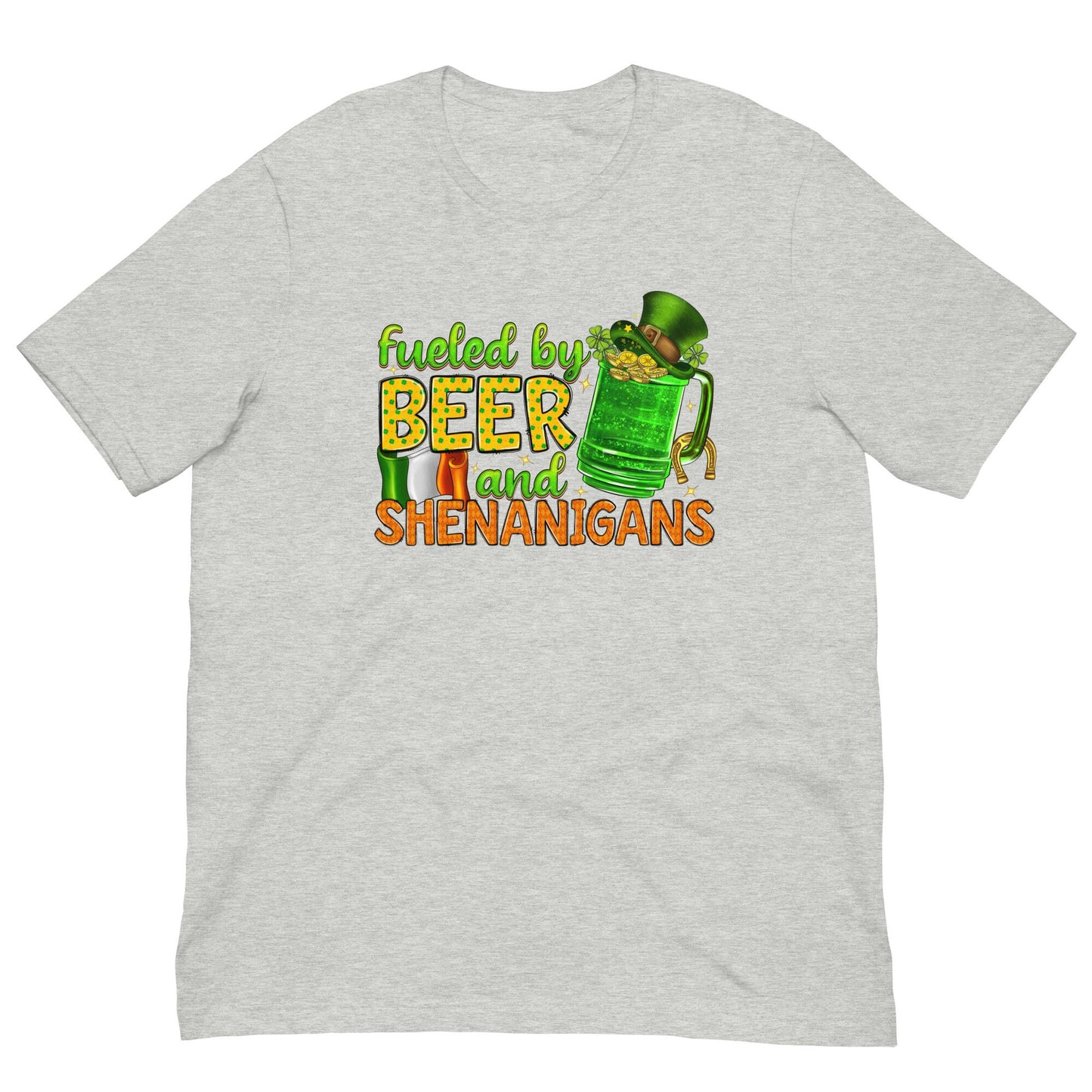 Fueled by Beer and ....Unisex t-shirt