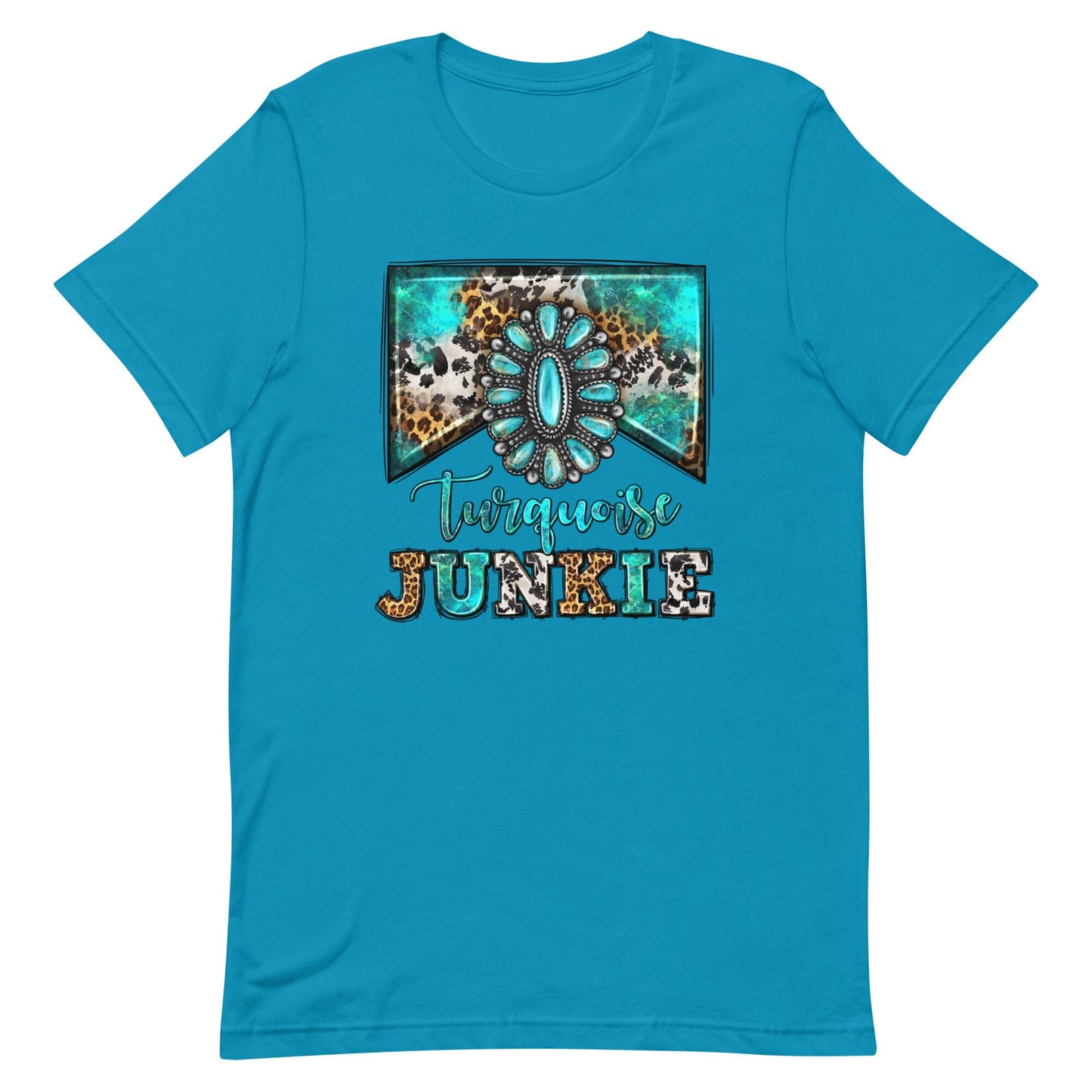 Turquoise Junkie Unisex t-shirt