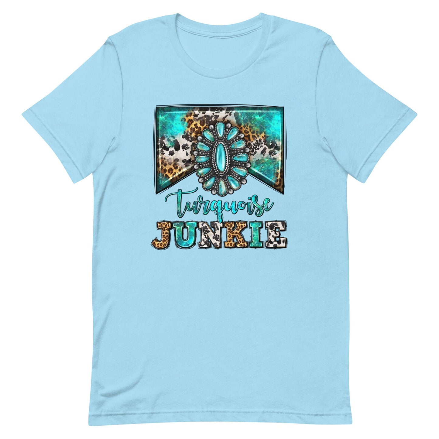 Turquoise Junkie Unisex t-shirt