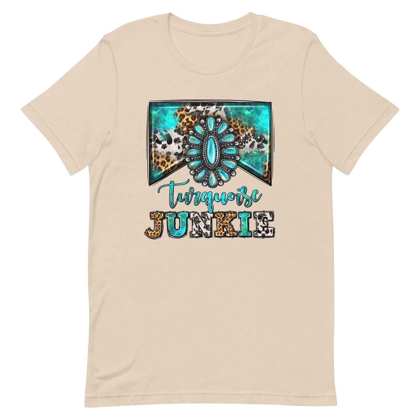 Turquoise Junkie Unisex t-shirt