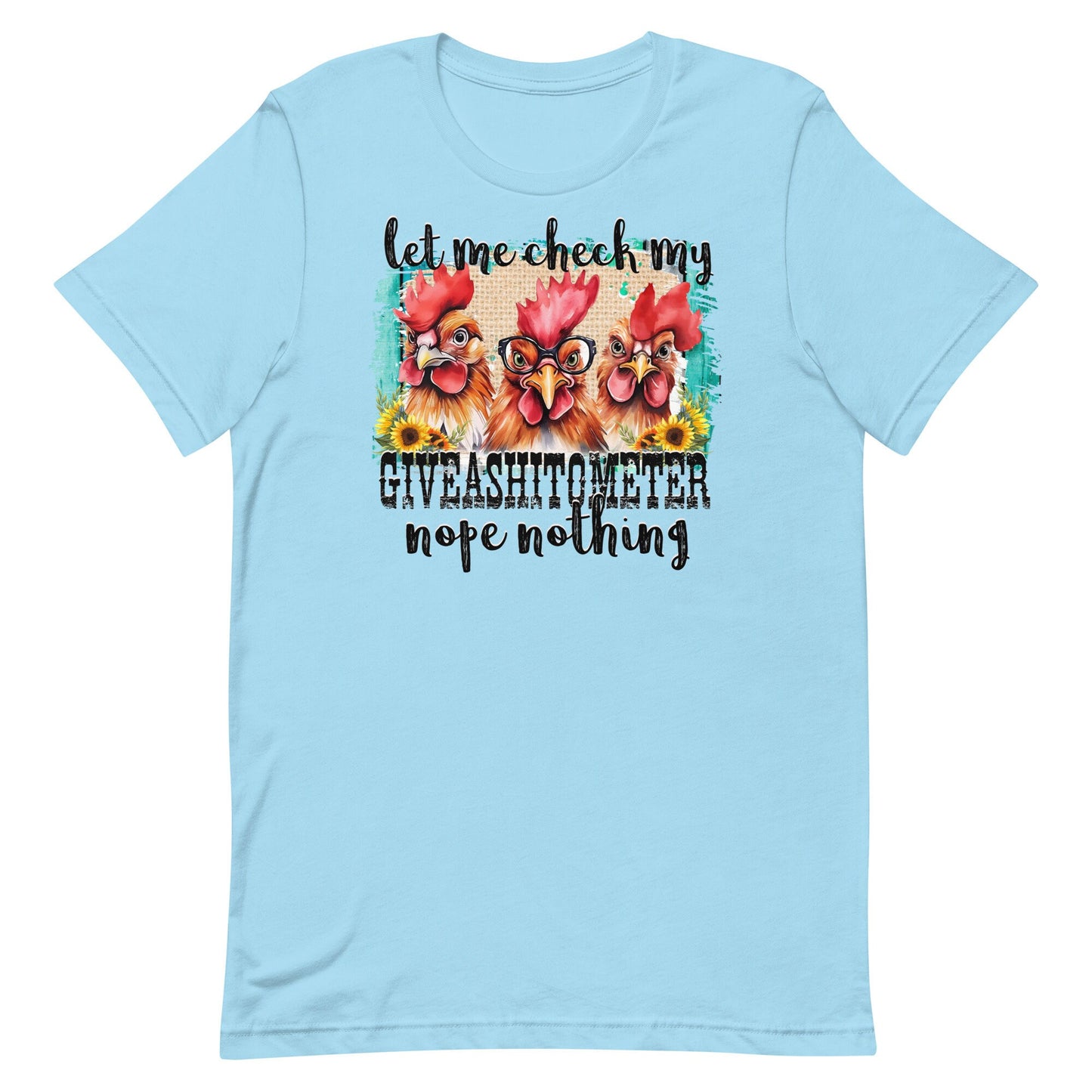 Let Me Check My Giveashitmeter Nope Nothing Unisex t-shirt