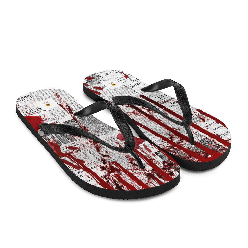 Crime Scene Flip-Flops