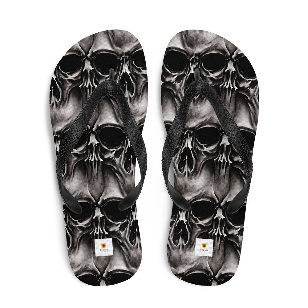 Skulls Flip-Flops