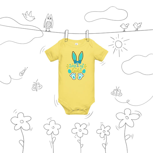 1st. Easter Baby short sleeve one piece