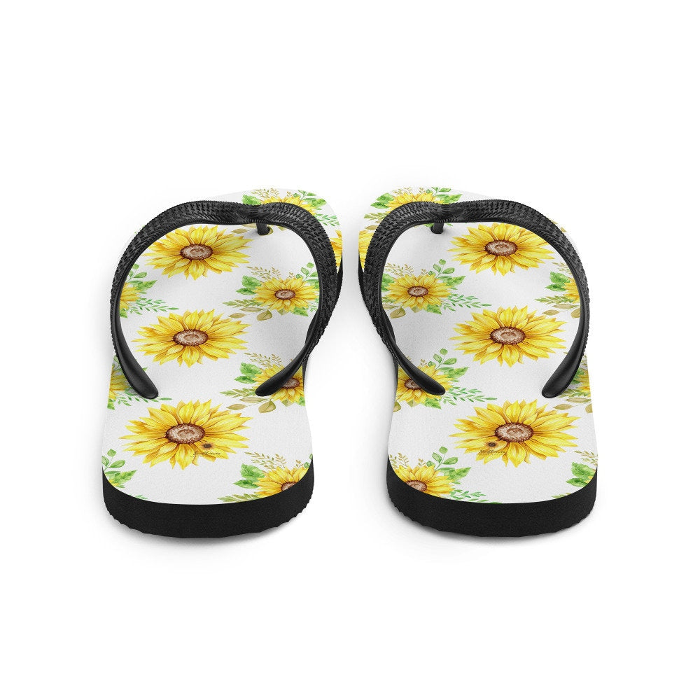 Sunflowers Flip-Flops