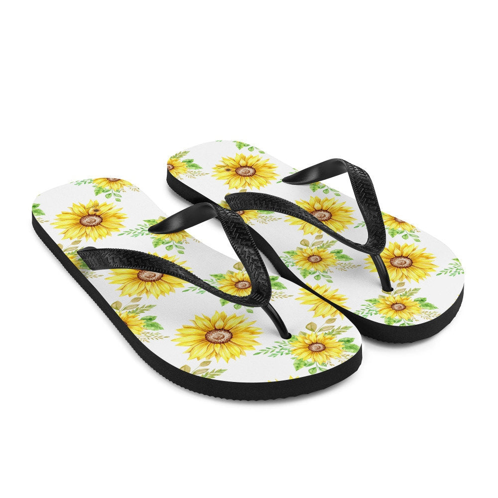 Sunflowers Flip-Flops