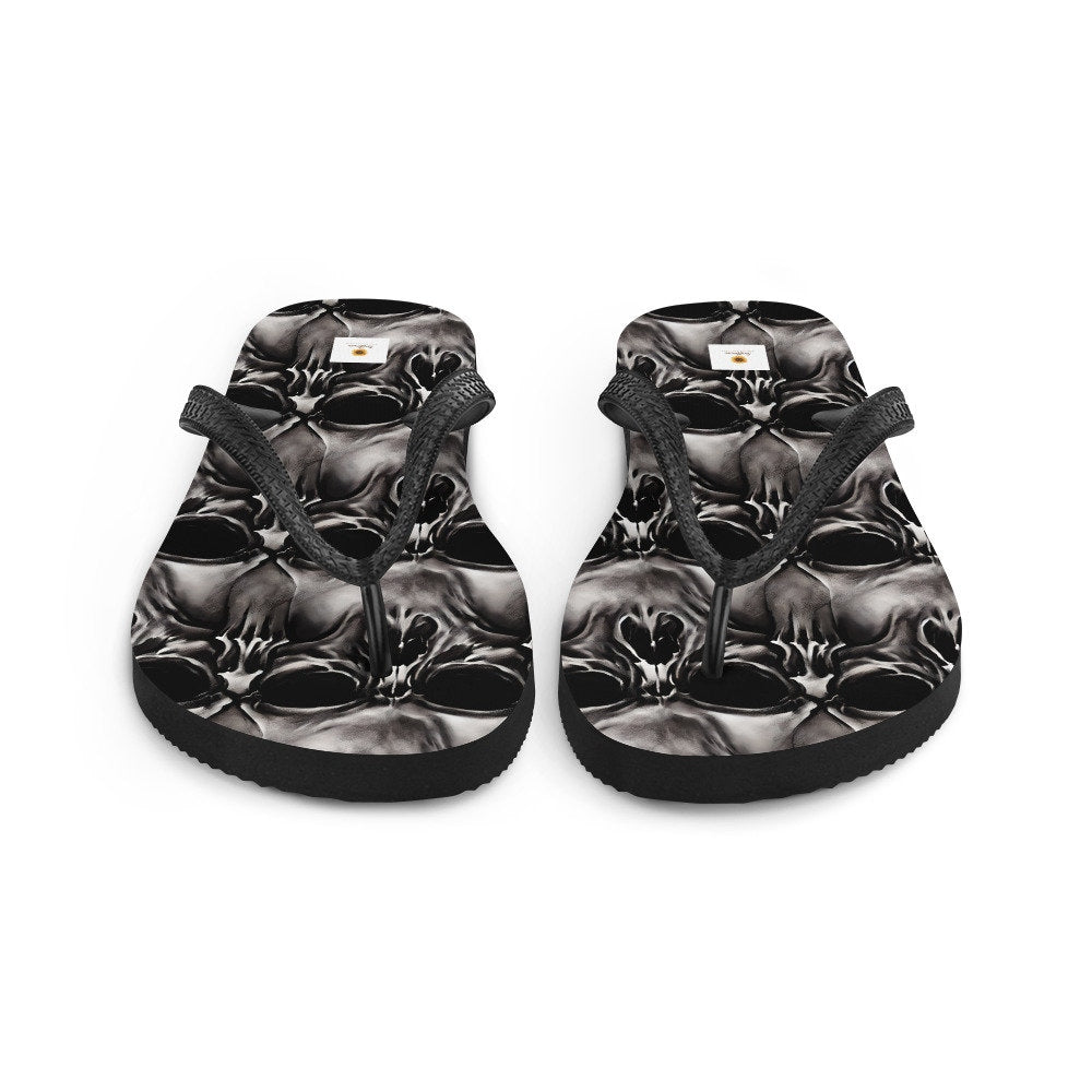 Skulls Flip-Flops