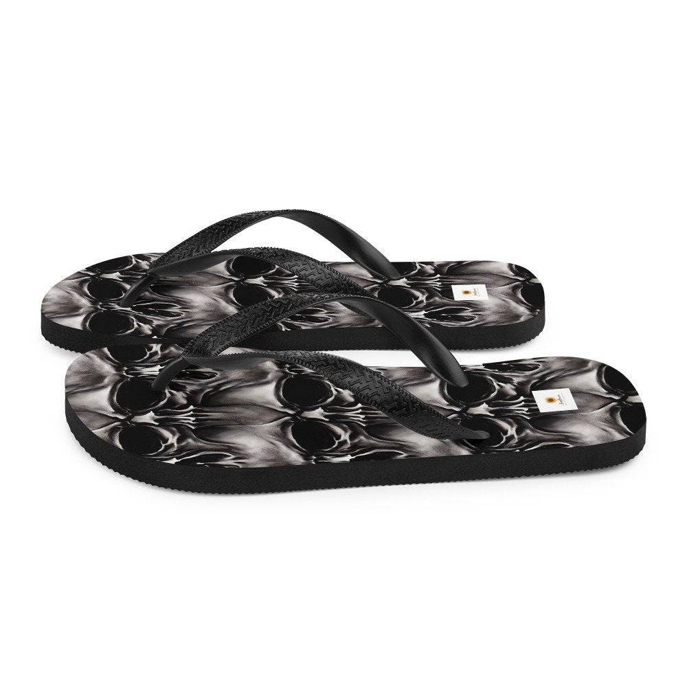 Skulls Flip-Flops